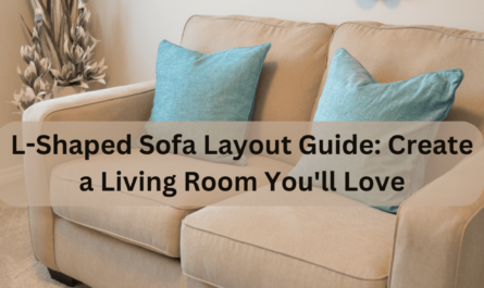 how to arrange l-shaped sofa in living room