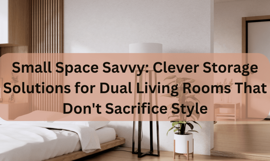 Small Space Savvy: Clever Storage Solutions for Dual Living Rooms That Don’t Sacrifice Style