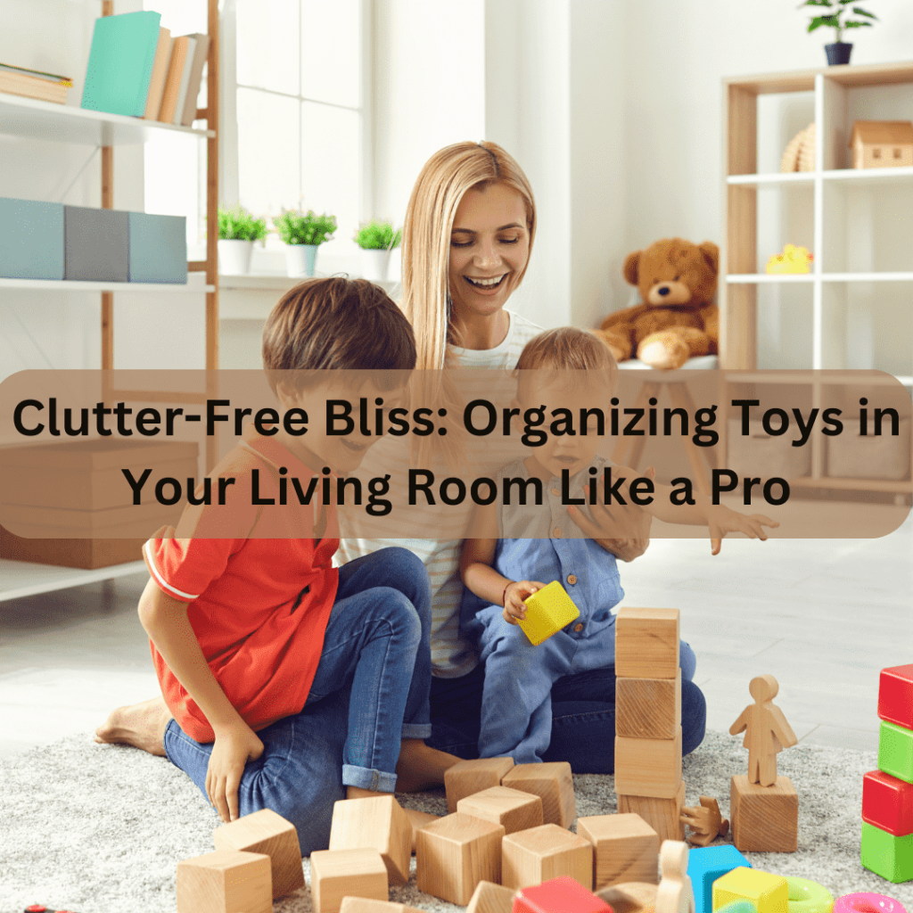 how to organize toys in the living room