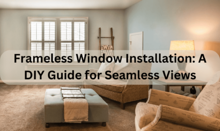 how to install a window without a frame