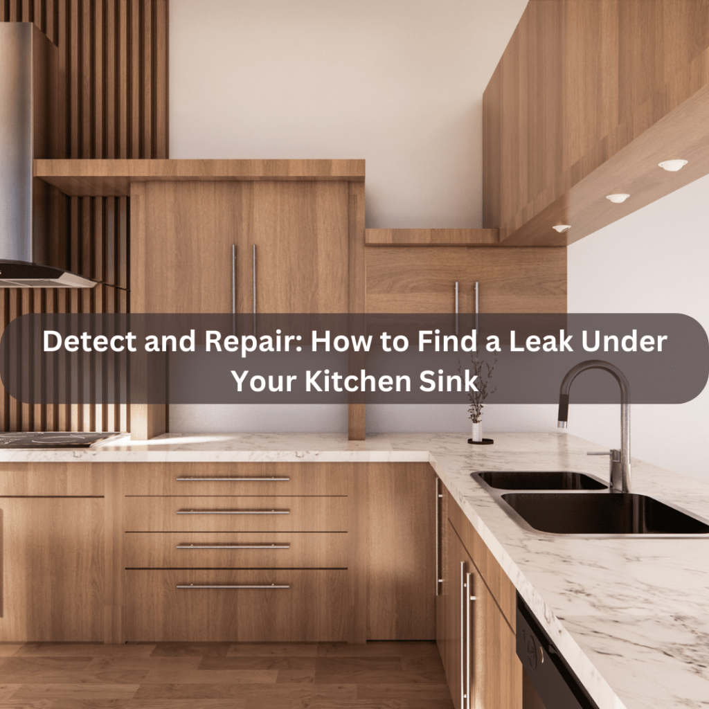 How To Find Leak Under Kitchen Sink