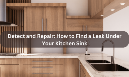 How To Find Leak Under Kitchen Sink