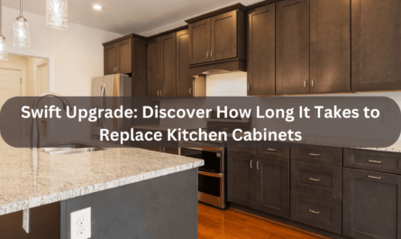 How Long Does It Take To Replace Kitchen Cabinets