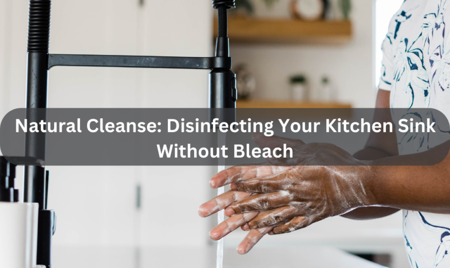 Natural Cleanse: Disinfecting Your Kitchen Sink Without Bleach