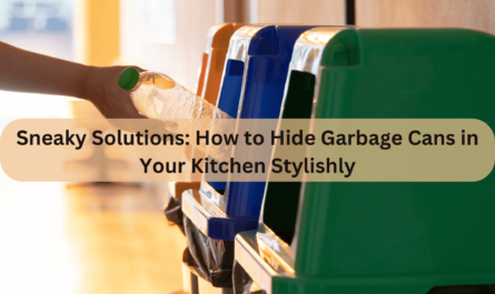 How To Hide Garbage Cans In The Kitchen
